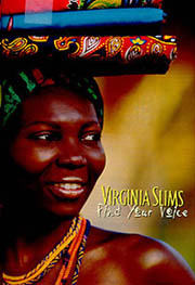 Virginia Slims ad targeted at African women