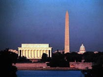 A few notable landmarks of the National Mall