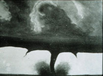Experts believe this was the first photo of a tornado ever taken