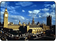 The Palace of Westminster where the Houses of Parliament meet