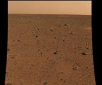 One of Spirit's first view of Mars - Can you imagine living here?
