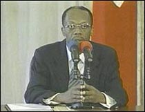 Haiti's President Jean-Bertrand Aristide