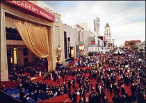 The red carpet at the 74th Academy Awards in 2002