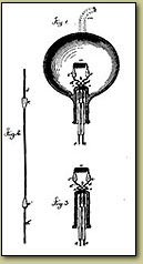 Patent Drawing of Edison's Electric Lamp, January 27, 1880. Photo: 