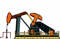 Animation of an oil well pumping