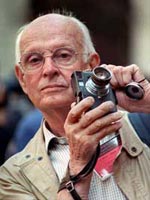 Photojournalist Henri Cartier-Bresson in 1989.