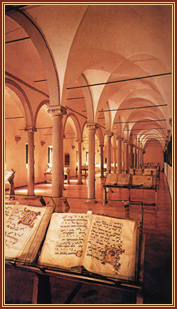 The library of the San Marco Monastery.