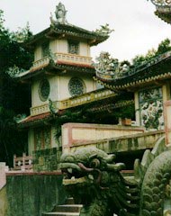 Vietnamese pagodas reflect China's historical presence.