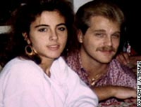Terri and Michael Schiavo in a family photo shortly before Terri's collapse.