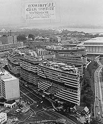 A photo of the Watergate hotel and office complex.
