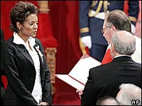 Michaelle Jean was sworn in as Canada's new Governor General