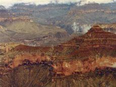 Layers of sediment are easy to see in places like the Grand Canyon.